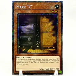 Maxx "C" RA04-EN150 1st Edition Platinum Secret Rare Foil Yugioh! - Image 1