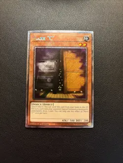 Yu-GI-Oh! Maxx "C" Platinum Secret Rare Quarter Century Stampede (RA04-EN150) A6 - Image 1