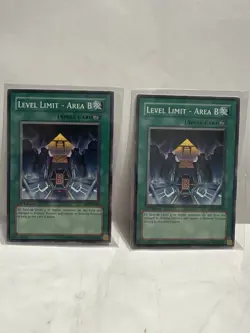 Yugioh 2x Level Limit Area B 1st Edition SD3-EN024 Common LP - Image 1