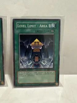 Yugioh 2x Level Limit Area B 1st Edition SD3-EN024 Common LP - Image 5