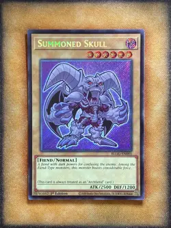 Yugioh Summoned Skull BLGG-EN001 Secret Rare 1st Ed NM - Image 1