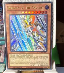 Witness of the Ancient CORI-EN081 Ultra Rare Chaos Origins 1st Edition Yugioh NM - Image 1