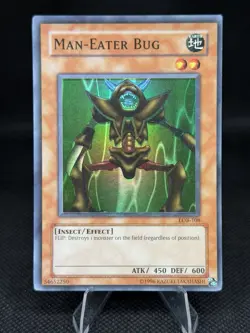 Konami Yu-Gi-Oh! TCG Man-Eater Bug LOB-108 LOBE Regular ENG Unlimited - Image 1