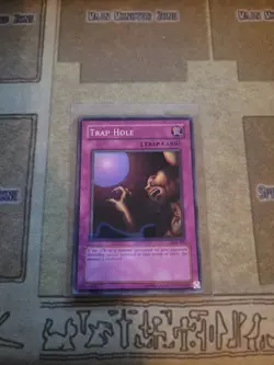 YUGIOH TRAP HOLE LOB-058 SUPER UNLIMITED ED NM 1996 - Image 3