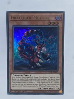 YUGIOH DRACOTAIL MULULU ULTRA RARE 1ST NEAR MINT JUSH-EN005 - Image 1