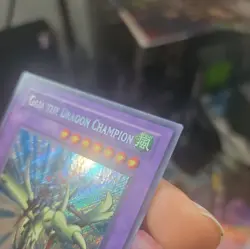 YuGiOh Gaia The Dragon Champion Unlimited Holo #LOB-125 NM-MT OC859 - Image 4