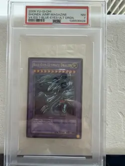 Yu-Gi-Oh! TCG 2006 Blue-Eyes ultimate Dragon Shonen Jump Ultra Rare PSA 7 SEALED - Image 1