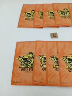 3rd Anniversary Set 10 Sleeves One Piece Card Game Official TCG Japanese - Image 2