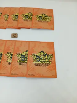 3rd Anniversary Set 10 Sleeves One Piece Card Game Official TCG Japanese - Image 3