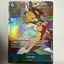 Carrot EB03-013 Alternate Art Extra Booster Heroines Edition One Piece Card Engl - Image 1