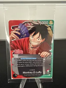 One Piece TCG English Ichiban Kuji Monkey D. Luffy Promo (OP13-001) NEW SEALED - Image 1