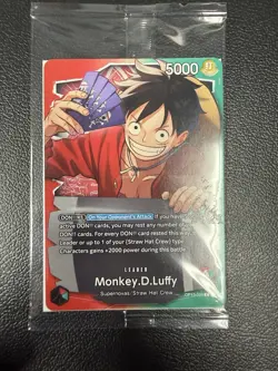 One Piece TCG English Ichiban Kuji Monkey D. Luffy Promo (OP13-001) NEW SEALED - Image 3