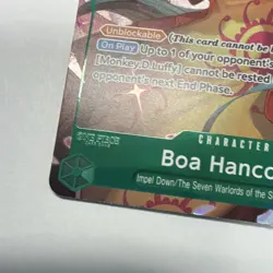 Bandai One Piece CCG Boa Hancock OP16-032 SR Eng Alt Art Holo 9000 Cost 7 - Image 3