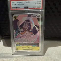 Jewelry Bonney (108) OP13-108 Super Rare Carrying On His Will One Piece PSA10 - Image 2