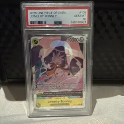 Jewelry Bonney (108) OP13-108 Super Rare Carrying On His Will One Piece PSA10 - Image 3