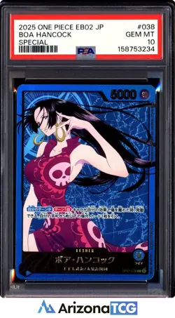 One Piece 2025 Boa Hancock OP07-038 Special EB02 Japanese GEM MINT PSA 10 - Image 1