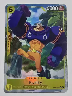 Franky ST29-010 Alt Art Starter Deck Promo One Piece Card English Egghead - Image 1