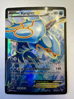 Pokemon TCG Kyogre-EX Primal Clash 148/160 Holo Full Art - Image 1