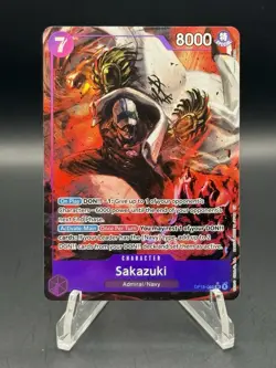 Sakazuki (Alt Art) OP16-065 SR The Time of Battle ENGLISH One Piece CCG NM - Image 1