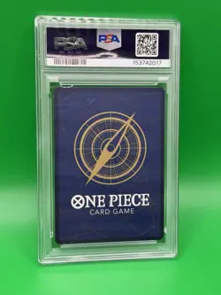2025 One Piece Ace & Sabo & Luffy OP13-007 Alt Art Holo JP PSA 10 - Image 2