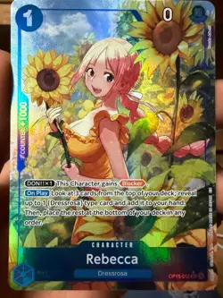 One Piece Rebecca Alternate Art OP15-053 Adventure on Kami's Island - Image 1