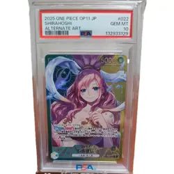 2025 One Piece OP11 Japanese Shirahoshi Alternate Art PSA 10 - Image 1