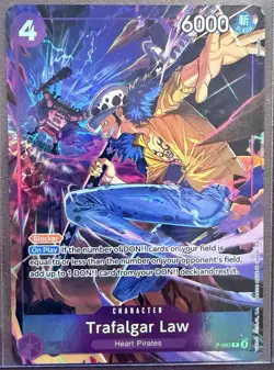 Bandai One Piece Card Game EN Promo Foil Trafalgar Law P-093 Lot 20 - Image 3