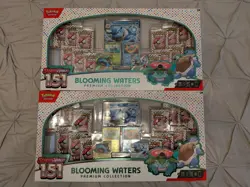 Pokemon TCG Scarlet & Violet 151 BLOOMING WATERS Premium Collection X2 SEALED - Image 1
