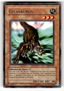 Gilasaurus LON-071 Unlimited Rare Labyrinth of Nightmare LP - Image 1