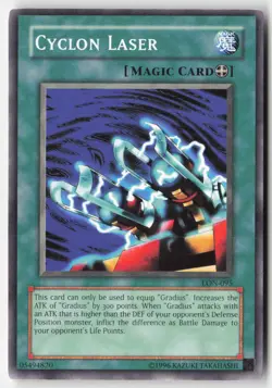 Yugioh - Cyclon Laser LON-095 Unlimited - Labyrinth of Nightmare - Image 1
