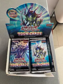 5x Yu-Gi-Oh! Toon Chaos Booster Packs Sealed (Unlimited) - Image 1