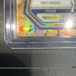 Topps Bowman Chrome 1st Henry Lalane Yankees Autograph Snack Pack 1/5 Ultra Rare - Image 3
