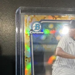 Topps Bowman Chrome 1st Henry Lalane Yankees Autograph Snack Pack 1/5 Ultra Rare - Image 4