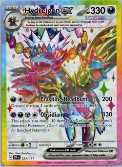 Hydreigon ex 223/191 Surging Sparks Ultra Rare NM Pokemon TCG - Image 1