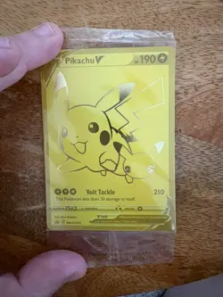Pokemon Pikachu V SWSH145 Promo Full Art Foil Sword & Shield Celebrations - Image 3