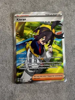 Kieran Full Art Trainer 206/167 Pokemon Twilight Masquerade Ultra Rare - Image 1