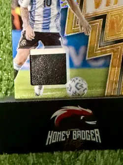 2025 Panini National VIP Lionel Messi Game Used Patch Gold Pandora Prizm /10 SSP - Image 4