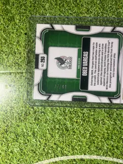Obed Vargas Panini World Cup Prizm NUMBERED /99 TEAL WAVE PRIZM BRAND NEW 2026 ! - Image 3