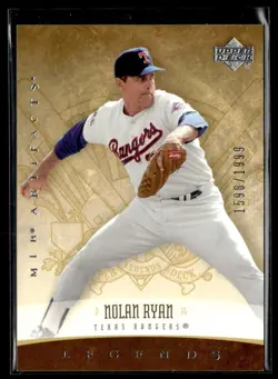 2005 Upper Deck Artifacts Nolan Ryan 1598/1999 Texas Rangers #183 - Image 1