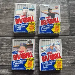NEW 1989 FLEER BASEBALL WAX BOX 36 SEALED PACKS 4 CELLO LOT POSS GRIFFEY RIPKEN - Image 3