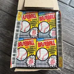 NEW 1989 FLEER BASEBALL WAX BOX 36 SEALED PACKS 4 CELLO LOT POSS GRIFFEY RIPKEN - Image 4
