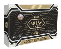 2023 Topps Tier One MLB Baseball Factory Sealed Hobby Box - Image 1