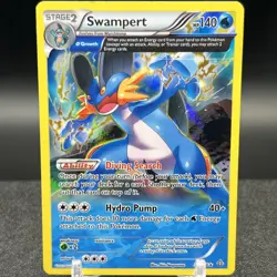 Swampert 36/160 Holo Rare XY Primal Clash Pokemon Card - Image 1