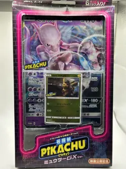 Pokemon Card TCG Special Jumbo Pack Detective Pikachu Mewtwo GX JP *NO PACKS* - Image 1