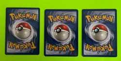 Pokemon TCG Kabuto Fossil 1st Edition Common Card 50/62 3 count - Image 2