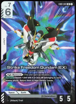 Strike Freedom Gundam (EX) [EB01 - EB01-041]ENGundam Card GameEternal Nexus - Image 1