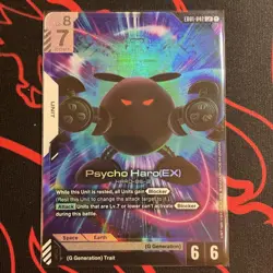 Gundam Card Game - Psycho Haro (EX) EB01-042 LR Legend Rare Foil ✅🇬🇧 - Image 1