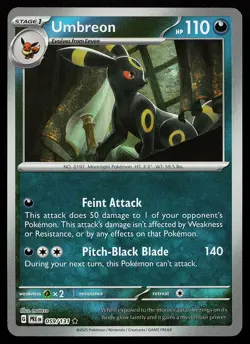 Umbreon (Master Ball) 059/131 Holo Rare Prismatic Evolutions Pokemon Card - Image 1