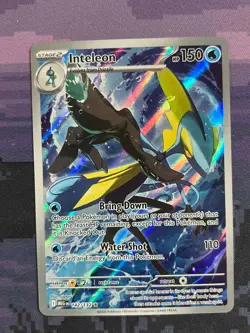 Inteleon 142/132 Pokemon Mega Evolution Illustration Rare Near Mint Card NM - Image 1