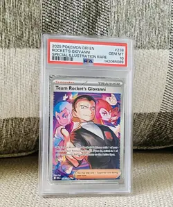 Pokemon Card Team Rocket's Giovanni #238 Destined Rivals PSA GEM MINT 10 - Image 1